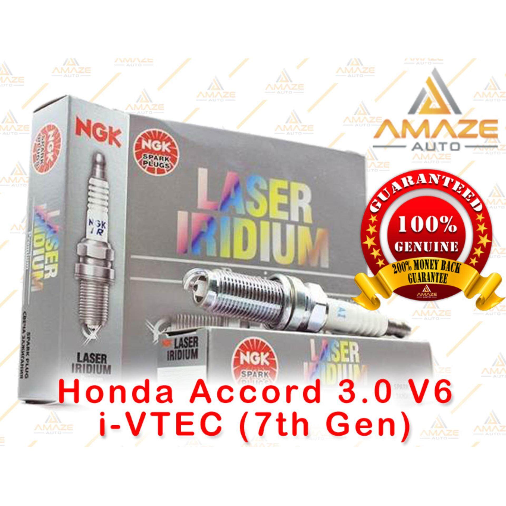 NGK Laser Iridium Spark Plug for Honda Accord 3.0 V6 i-VTEC (7th Gen)