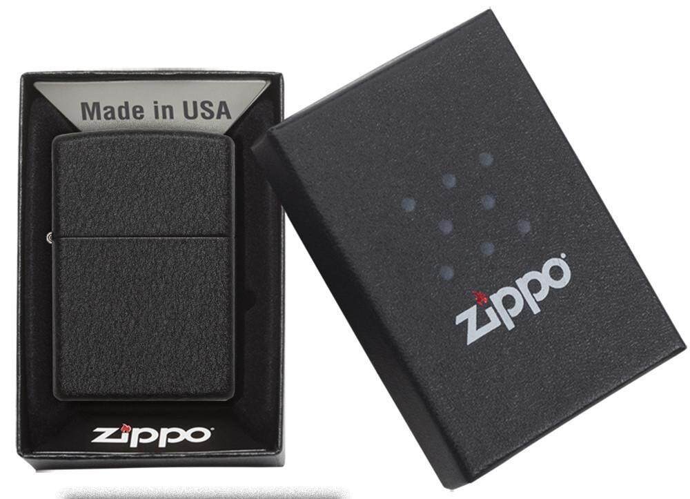 Zippo 236 Classic Black Crackle Black New PGMall