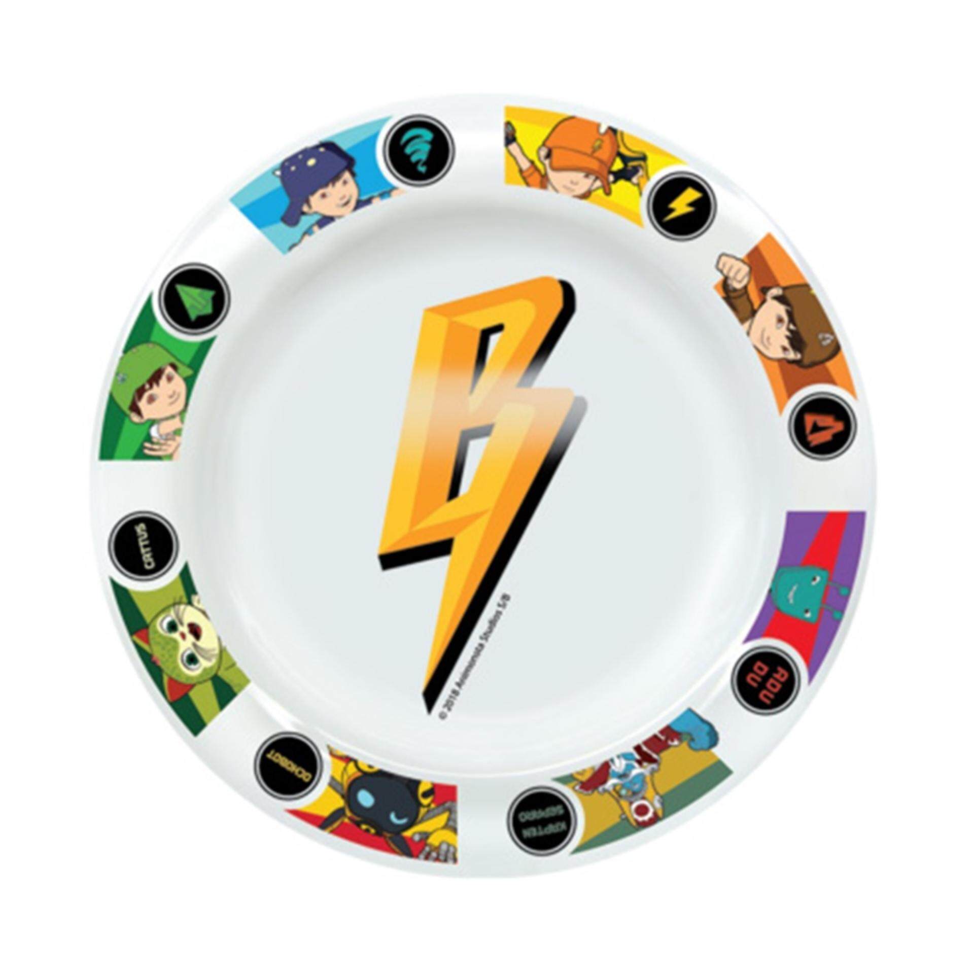 Boboiboy Galaxy Soup Plate 8 Inches White Colour