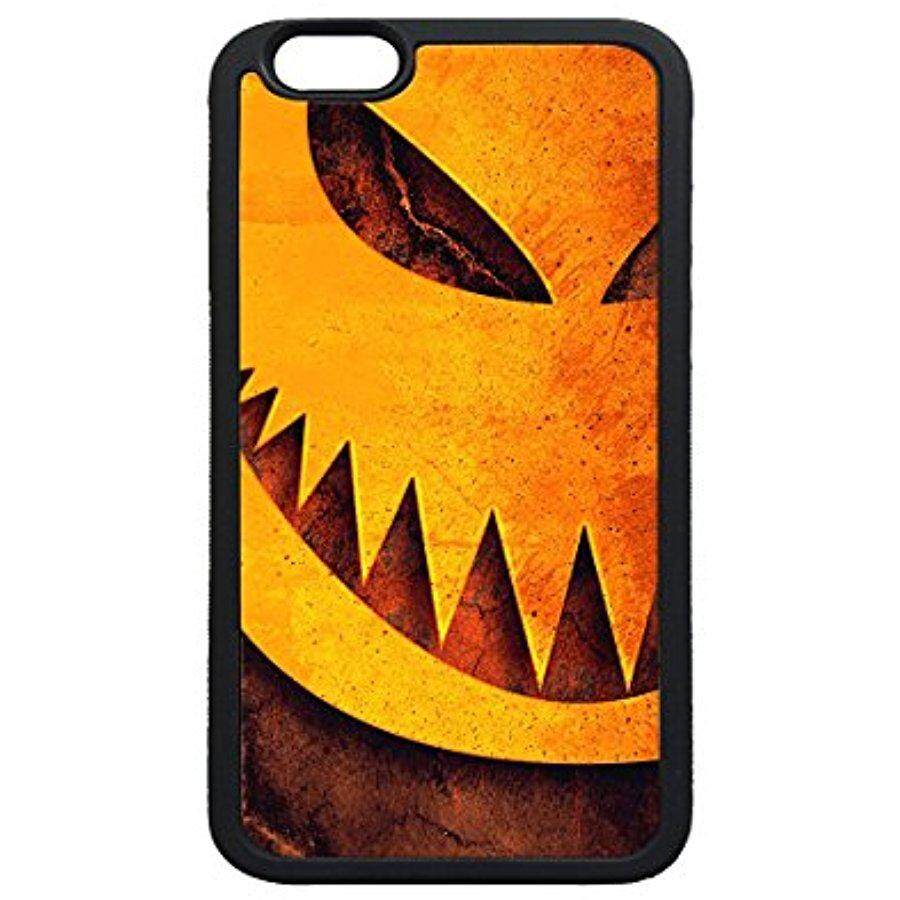 iPhone 6 6s Plus Case,Halloween Pumpkin Sharp Teeth Illustration Case Cover Protectoer for iPhone 6 6s Plus 5.5inch - TPU Black - intl