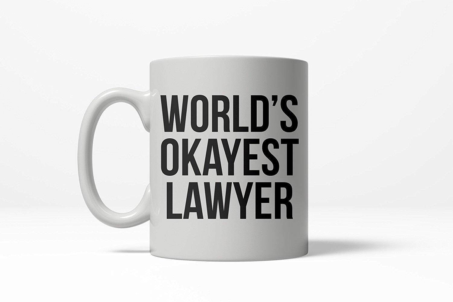 Dunia Okayest Pengacara Lucu Court Karir Hukum Keramik Minum Kopi Mug 11 Oz Cangkir-Intl