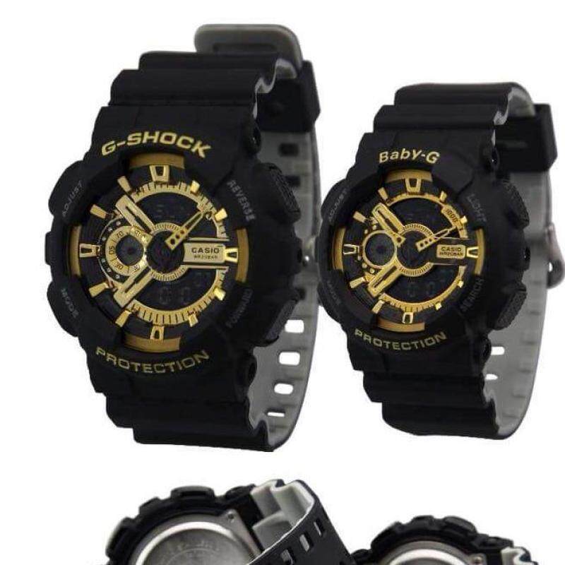 Casio GShock and BabyG Couple Resin Strap Watches Malaysia