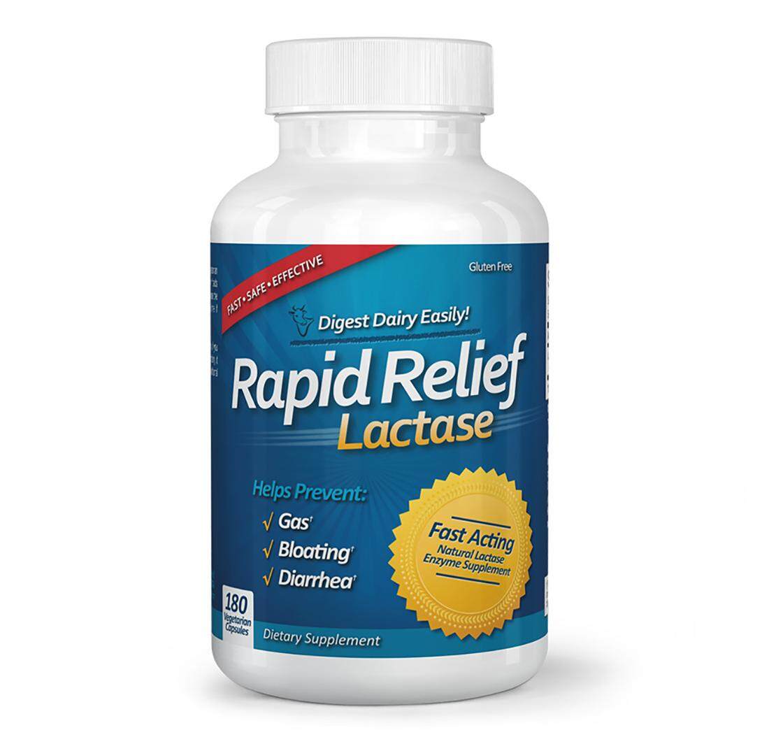 RAPID RELIEF LACTASE 180 Vegetarian Capsules