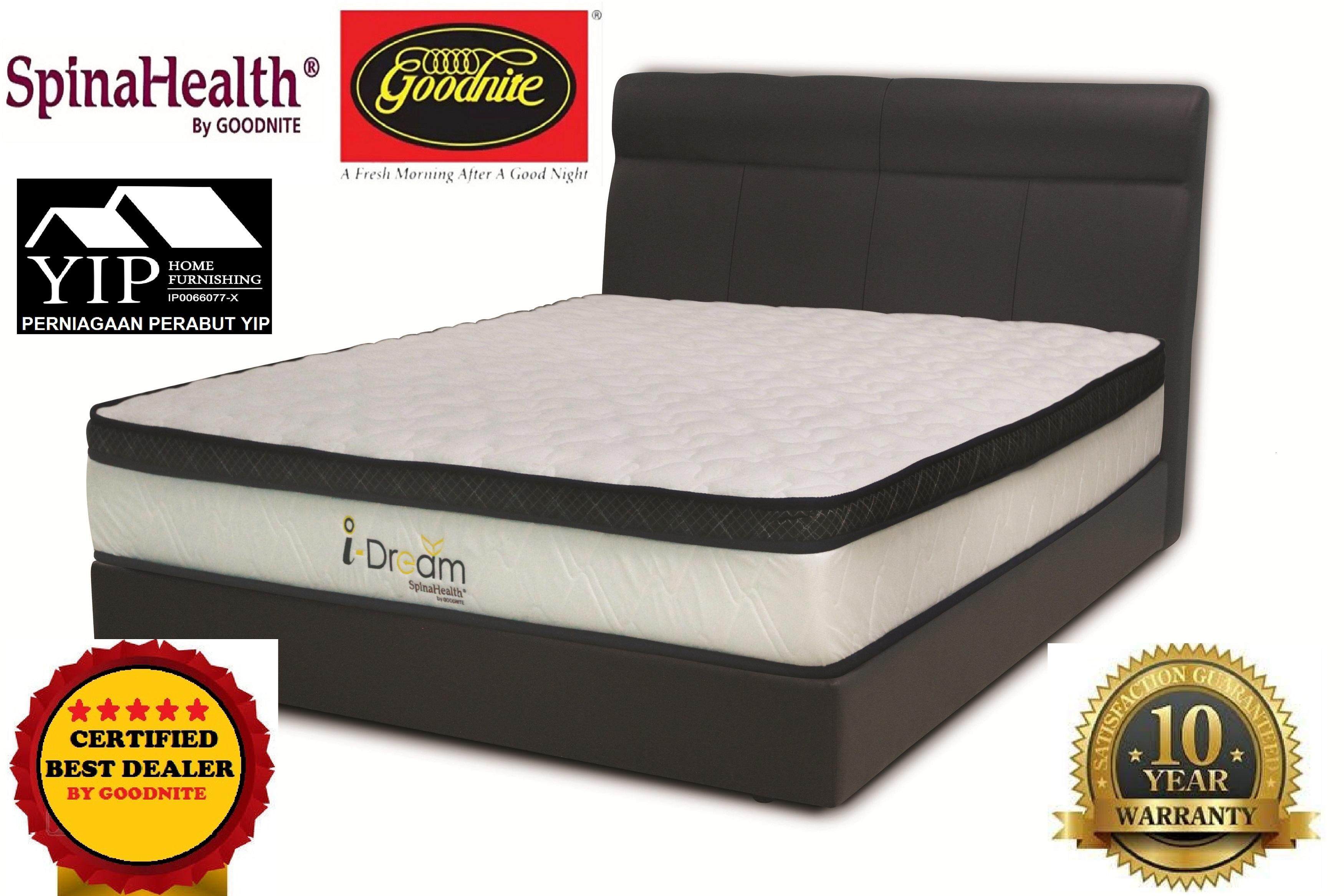 Goodnite King Size Posture Spring Mattress Plush Top 10 Inch New