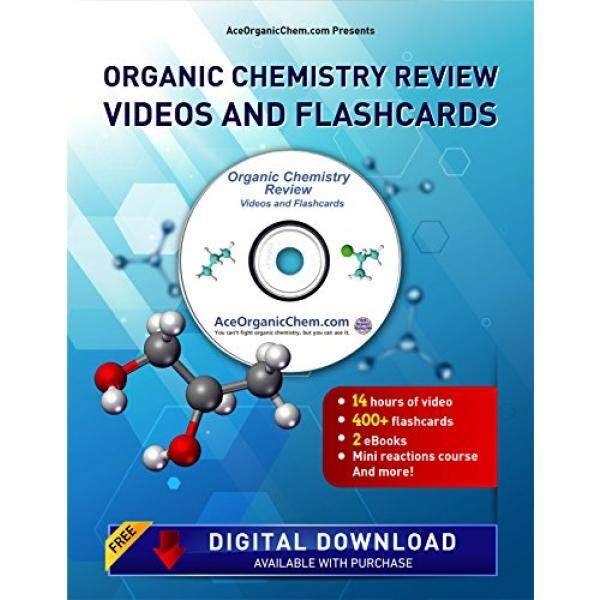 Condensed Organic Chemistry Help DVD with Digital Download option- Organic Chemistry Study DVD with Complete Course Review Videos - by AceOrganicChem - intl