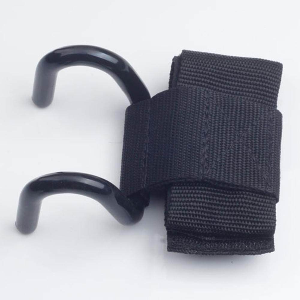 Starmall Dapat Disesuaikan Kuat Besi Kait Genggaman Tali, weight Lifting Tarik-Hingga Strength Latihan Gimnasium Kebugaran Hitam Pergelangan Tangan Penyangga Angkat Straps Spesifikasi: lebar 8 Cm untuk Olahraga Luar Ruangan-Internasional
