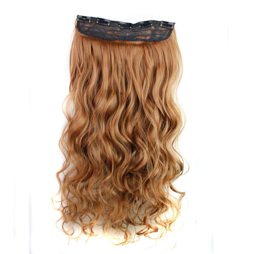 5 Pcs Klip Rambut Palsu Rambut Sintetis Sambungan Keriting Tahan Panas Rambut G Garnerstore-Intl