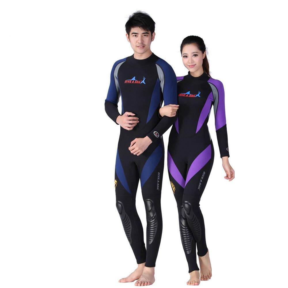 1.5 Mm Neoprene Lengan Panjang Satu Potong Indonesia Ngumpul Di Sini Wetsuit Pria Wanita Snorkeling Jumpsuit Penuh Badan Dive Setelan Hangat Musim Dingin berenang Berselancar-Internasional