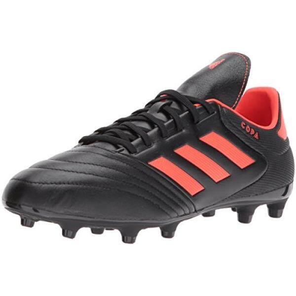 Adidas Performa Pria COPA 17.3 FG Sepatu Sepak Bola, Hitam/Tenaga Surya Merah/Tenaga Surya Merah, medium Kami-Internasional
