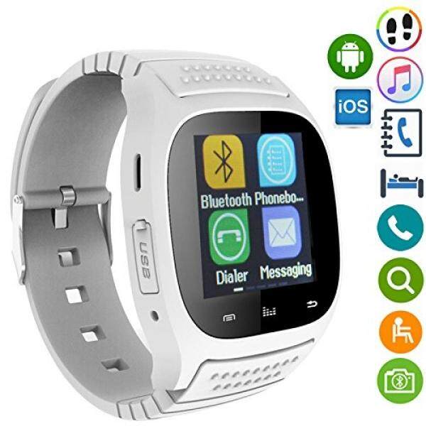 Jam Tangan Pintar Bluetooth Pintar Jam Tangan Sweatproof Olahraga Alat Pengukur Langkah Kebugaran Pelacak Slee Memantau Anti Hilang Arloji Ponsel untuk Android IOS iPhone 8 7 6 S Plus Samsung S8 Plus S7 S6 Sisi-Internasional