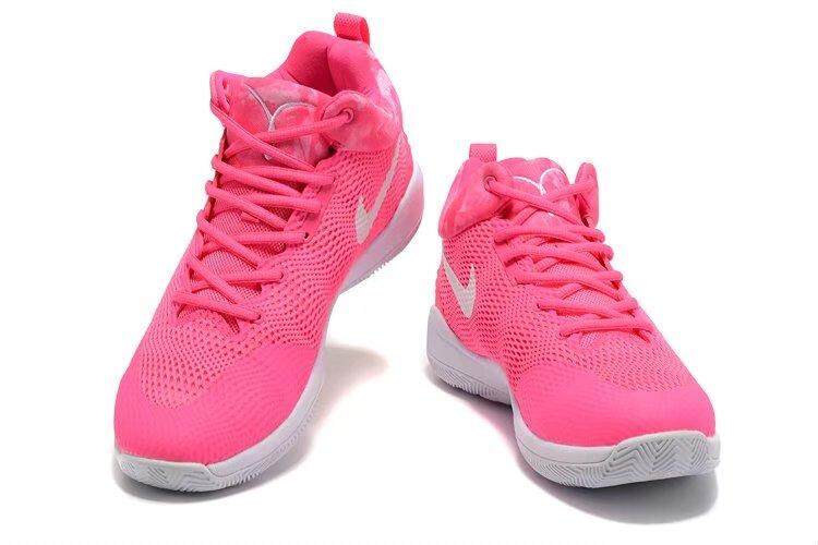Mens Hyperrev 2017 Basketball Shoes Pink White - intl