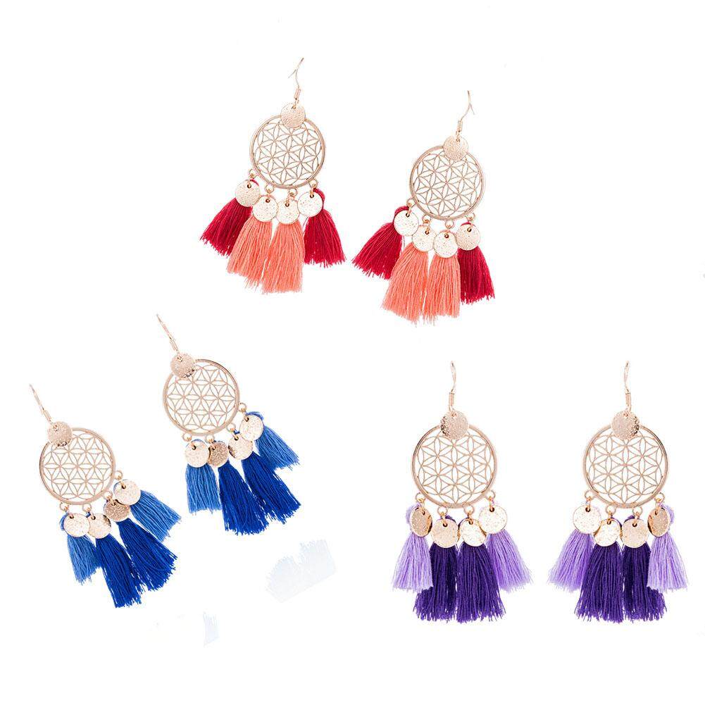 Elegant Bohemian Earrings Long Tassel Fringe Boho Dangle Earrings September 2018 - 4 Elegant Bohemian Earrings Long Tassel Fringe Boho Dangle Earrings - 4