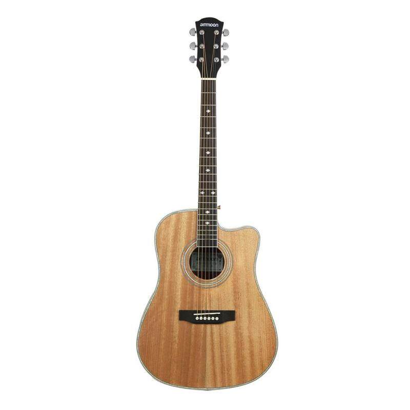 41 Cutaway Acoustic Folk Guitar Sapele Body Rosewood Fingerboard Malaysia