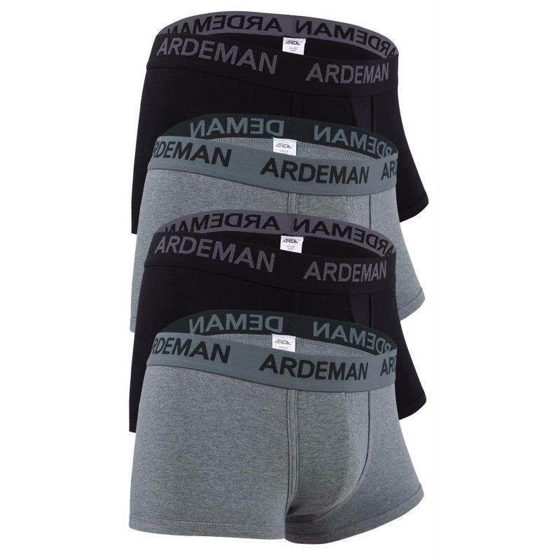 ARDE CLUB 213 4Pcs New Men's Underwear Everyday Comfortable Men's Boxers cotton Plus Size S-XXL Fashion Men's boxer
