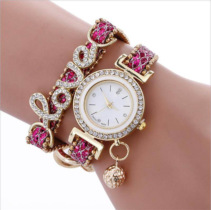 1 Piece Bracelets for Women Ladies Watch Wrap Around Fashion Bracelet Diamond Lady Women Analog Quartz Gifts Malaysia