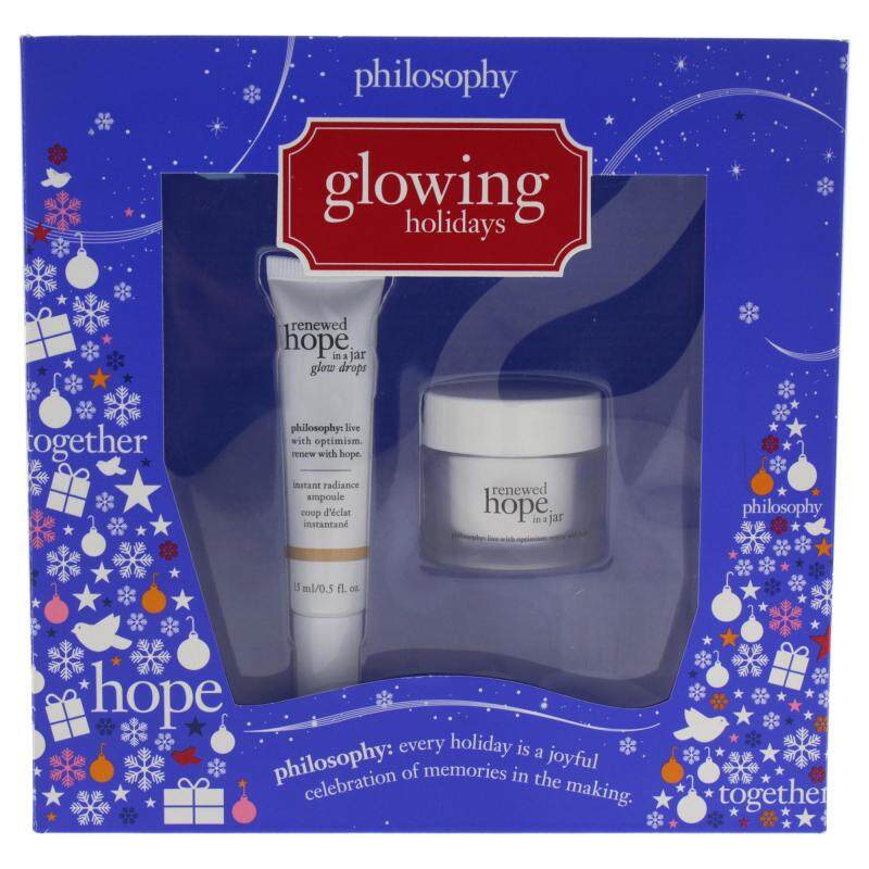 Buy Philosophy Glowing Holidays - 2 Pc Kit 0.5oz Renewed Hope, 0.5oz Renewed Hope Drops Singapore