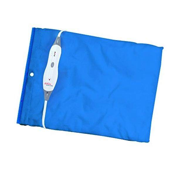 Sinar Matahari King Moist/Panas Kering Alas Penghangat dengan Alat Pengontrol dengan Lampu LED 3 Panas Pengaturan 2 Jam Auto-Off, 9-Daya Kaki Kabel, Dapat Dicuci Menggunakan Mesin Cover 12X24, newport Biru-Intl