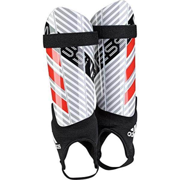 Adidas Kinerja Messi Lesto Pelindung Tulang Kering Putih/Clear Onix/Hitam/Solar Merah-Intl