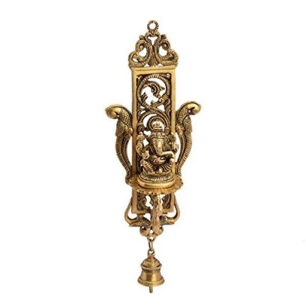 BHARAT HAAT VZX266 Wall Hanging Ganesha Ringing Bell - intl