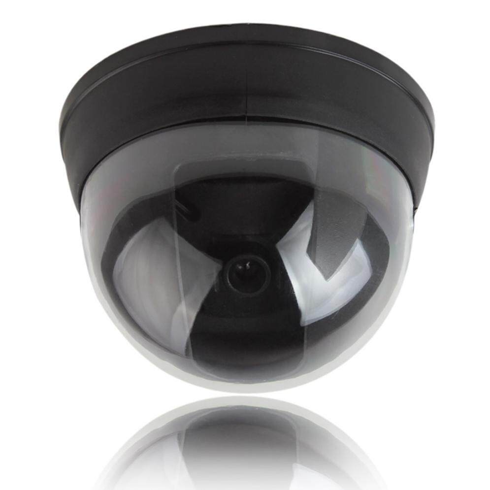 Mini Dummy Simulated Dome security Camera with Red Activity LED Light