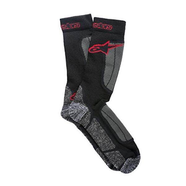Alpinestars Panas Kaus Kaki, Hitam Merah, Kecil-Internasional