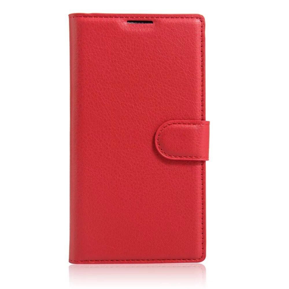 Kulit Lipat Penutup Ponsel Case Dompet Kartu Penahan untuk ZTE AXON LUX-Internasional