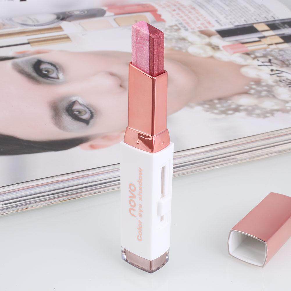 Women Fashion Korean Cosmetics Two Tone Eyeshadow Pencil Makeup Portable - intl Philippines