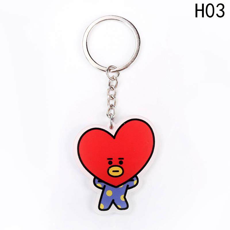 SYS Fashion BTS Bangtan Boys Cute Cartoon Modeling High-grade Generic Keychain