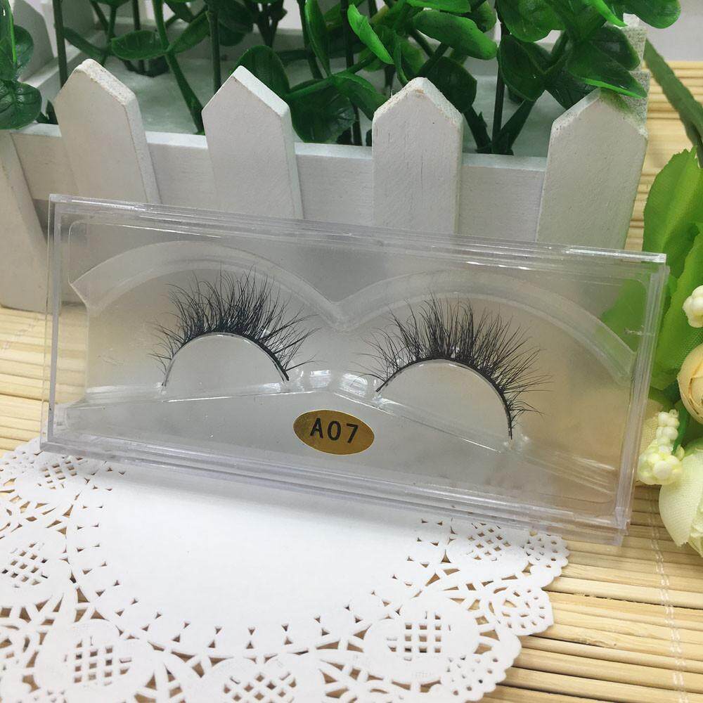 Jual Seksi Modis 3D Alami Multi Lapisan Tebal Silang Mata Lashes Bulu Mata Palsu A07 Foxloom A1-Internasional