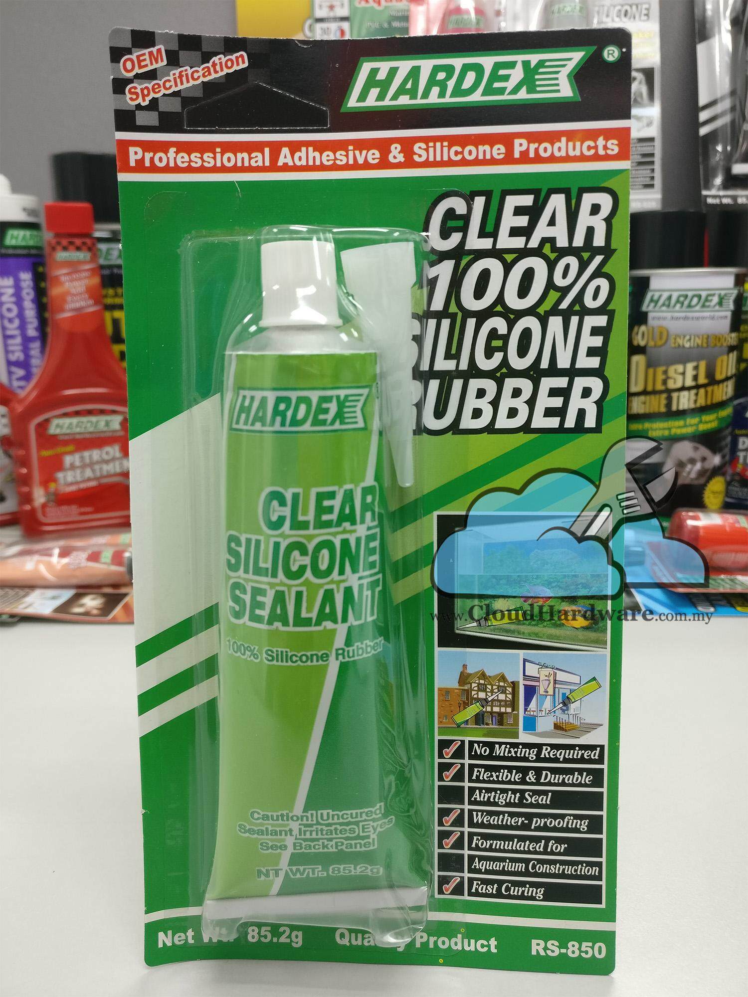 Malaysia Seller Hardex Clear Rtv Silicone Sealant Chrs Price Reviews Wapcar