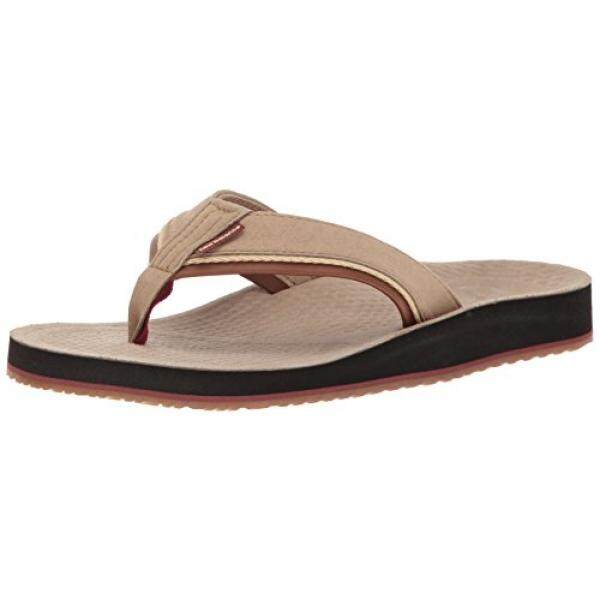 Baru Balance Keseimbangan Baru Pria Foundation Thong Sandal, Cokelat, 10 D AS-Internasional