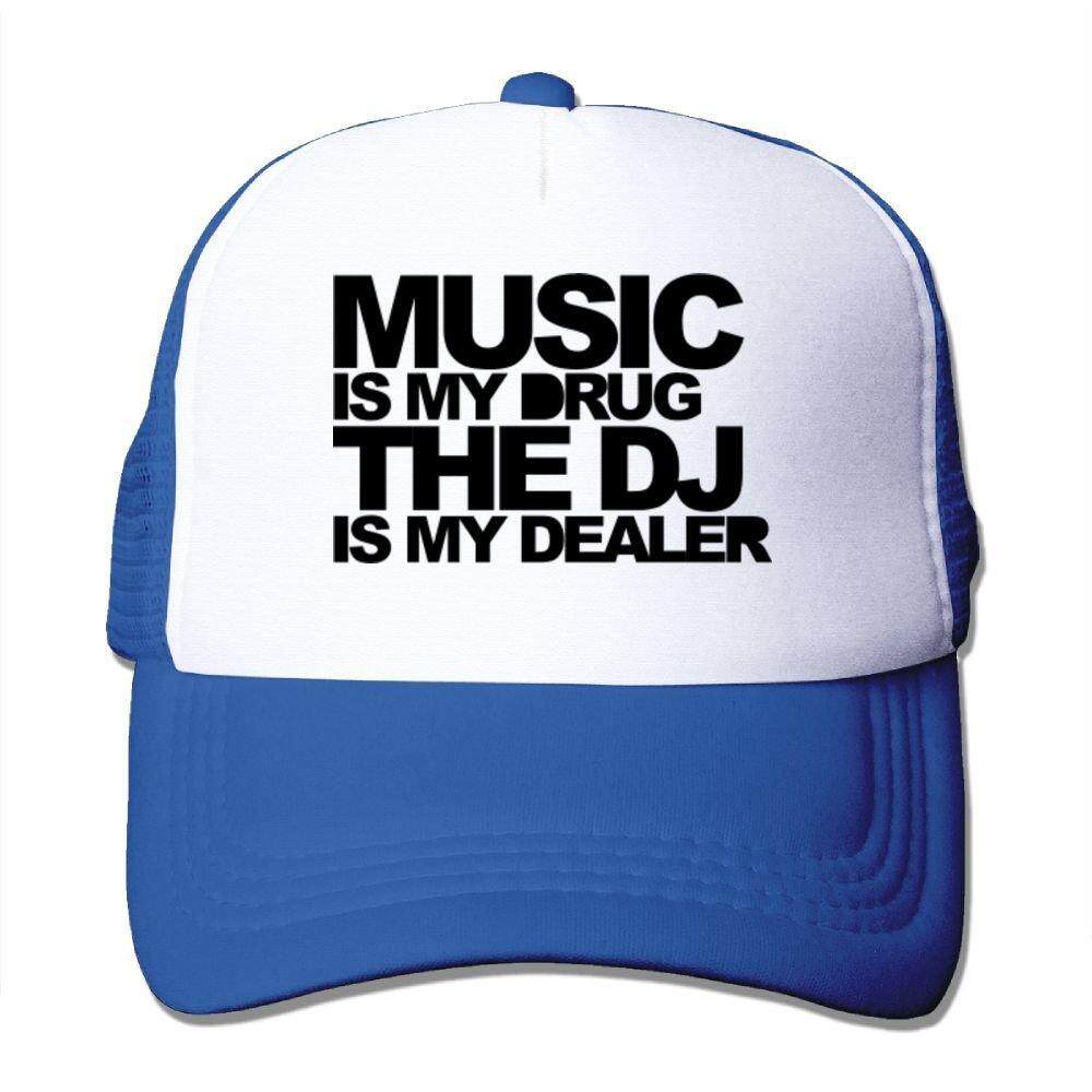 Nongfu Musik Adalah Obat V3 Busa Besar Topi Baseball Trucker Mesh Kembali Topi Yang Dapat Disesuaikan-Intl