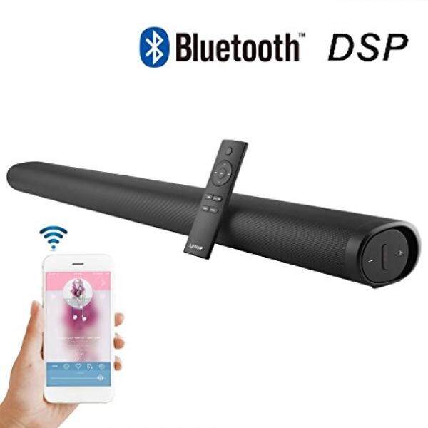Leshp Soundbar, leshp Nirkabel Bluetooth Stereo Suara Sound Pembicara Audio dengan Jarak Jauh Pengendali 2.0 Saluran untuk Rumah Theater/MP3/Televisi /Buah/Ponsel Pintar/Tablet dan Perangkat Lainnya 35 Inch Termasuk Optik Kabel-Internasional