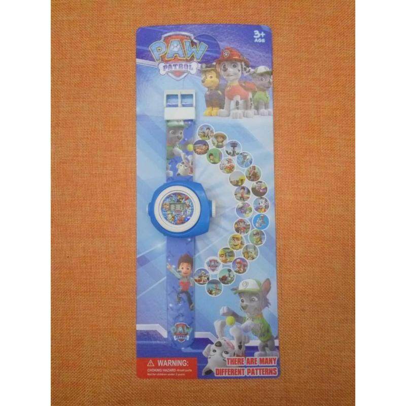 JinGle 3D Cartoon Projection Watch Patrol Pokemon Paw Wristwatch Kids Children Gifts Malaysia