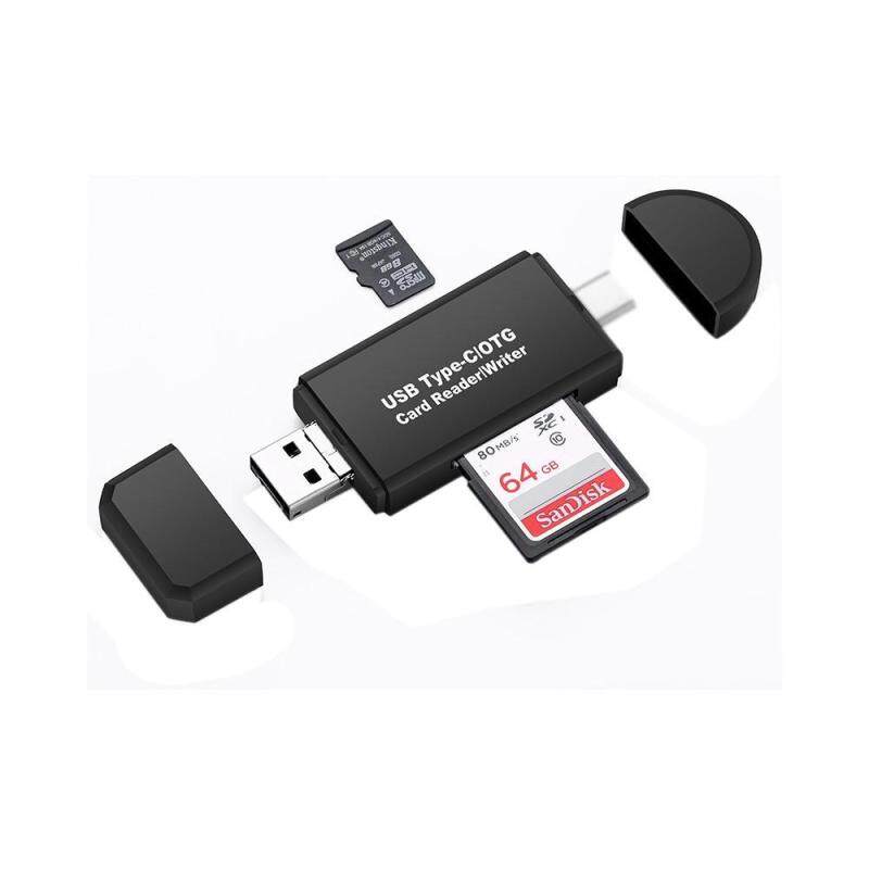 Bảng giá gaoshang 3-in-1 USB Type-C OTG SD/Micro SD Card Reader USB OTG To USB 2.0 Adapter With USB Male Micro USB Male Connector For Smart Phone Tablet PC Macbook Phong Vũ