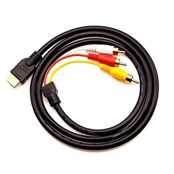 HDMI to RCA Cable,Tesco668 5ft/1.5m HDMI Male To 3-RCA Video Audio AV Component Converter Adapter Cable For HDTV - intl