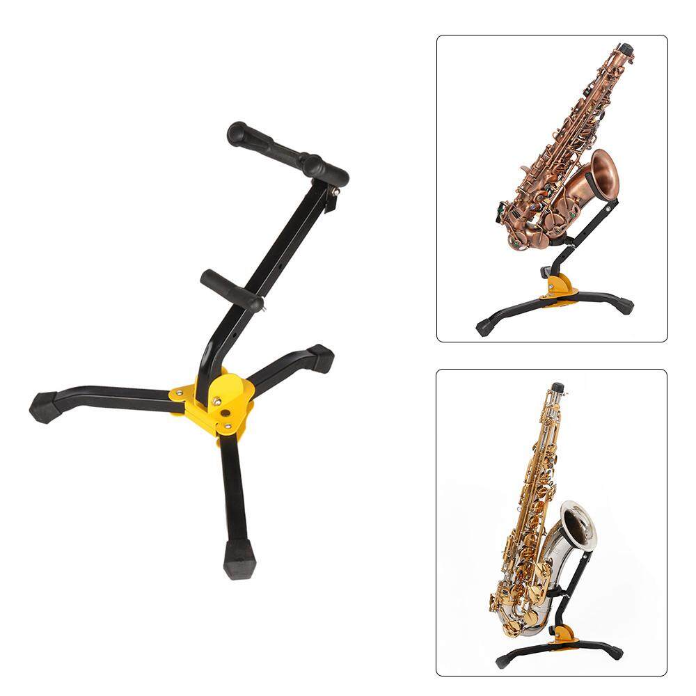 Foldable Saxophone Alto Sax Stand Tripod Holder - intl