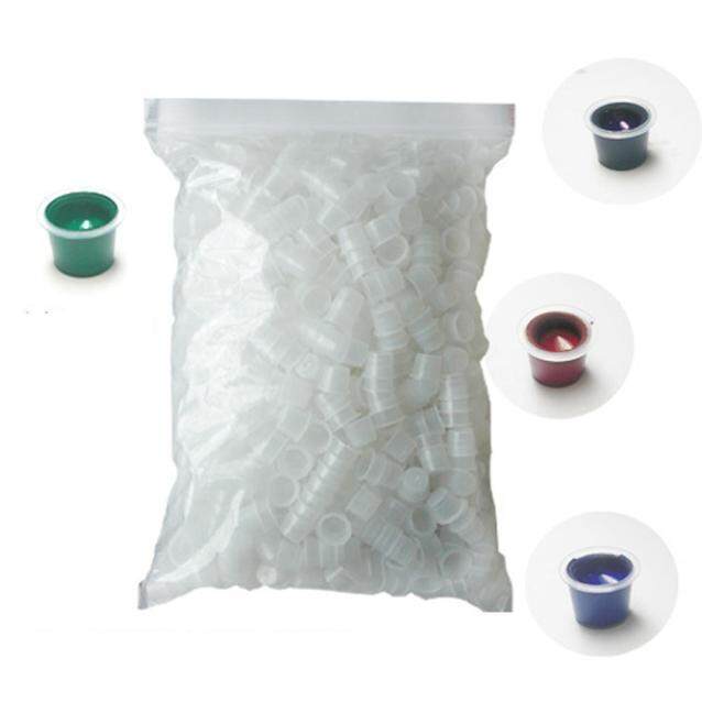 Jual Seksi Modis 1.5 Cm Disposable Kecil Tinta Pigmen Topi 500 Pcs Pemegang Piala Plastik Tato A2 A3 Rowellshop- internasional