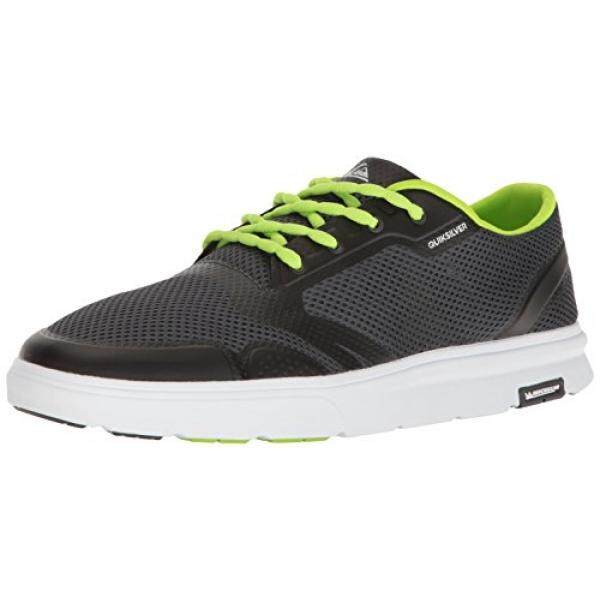 Quiksilver Pria Amfibi Plus Atletik Air Sepatu Abu-abu/Putih/Hijau, 11 D Kami-Internasional