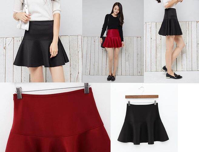 [Pre-Order] JYS Fashion Women Korean Style Skirt Collection 123-1681 (Black)  (ETA: 2023-05-31)