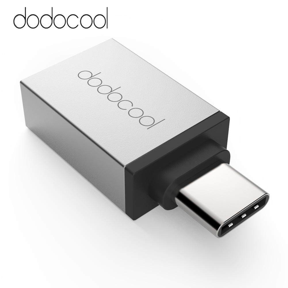 （FREE Shipping Fee）dodocool USB-C to USB-A Adapter Convert USB 3.1 Type-C to USB-A Connector for MacBook/ChromeBook Pixel/Nexus 6P/OnePlus Two/ Nokia N1/Samsung Galaxy/XIAOMI Note3/SONY/LG V30/Vivo/Huawei/Lennovo/ASUS Type C Supported Device Silver - intl