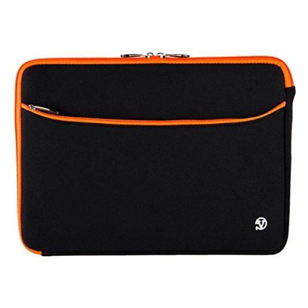 Protective Jet Black Orange Trim Neoprene Sleeve for ASUS ROG Series / X Series / 17.3inch Laptops - intl