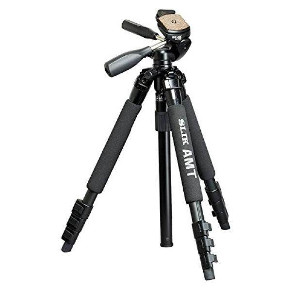 SLIK Kompak Paduan Perjalanan Tripod dengan 3-Cara Pan Kepala-Internasional