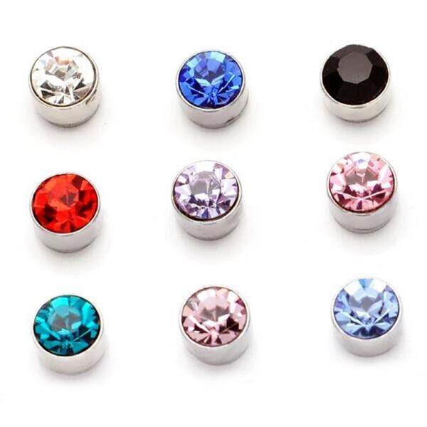 Akhir Musim Gugur Magnet Anting-Anting Anting Putra Korea Modis Minimalis Tidak Pierced Berlian Telinga Klip Anting-Anting Perhiasan Beberapa Pasang mahasiswa Pria Wanita Anting-Anting Merah (Hitam) -Internasional