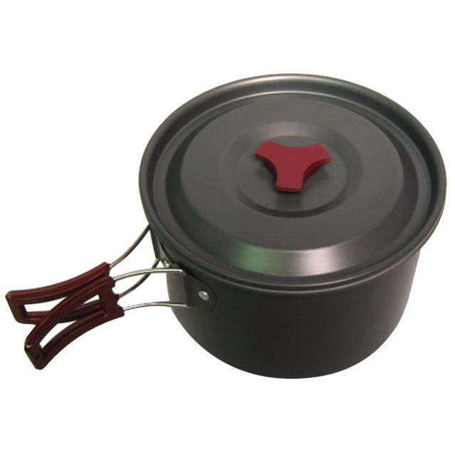 Aotu Besar Panci Paduan Aluminium Berkemah Memasak Luar Ruangan Peralatan Masak Radocie