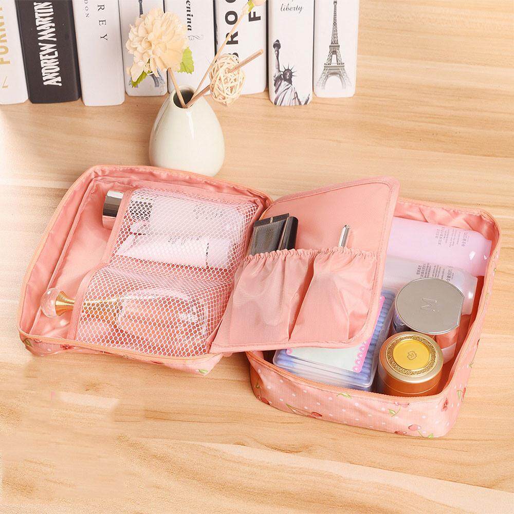 Jual Seksi Modis Perjalanan Portabel Mencuci Perlengkapan Mandi Tas Kosmetik Membuat Hingga Tas Penyimpanan Foxloom A1-Internasional