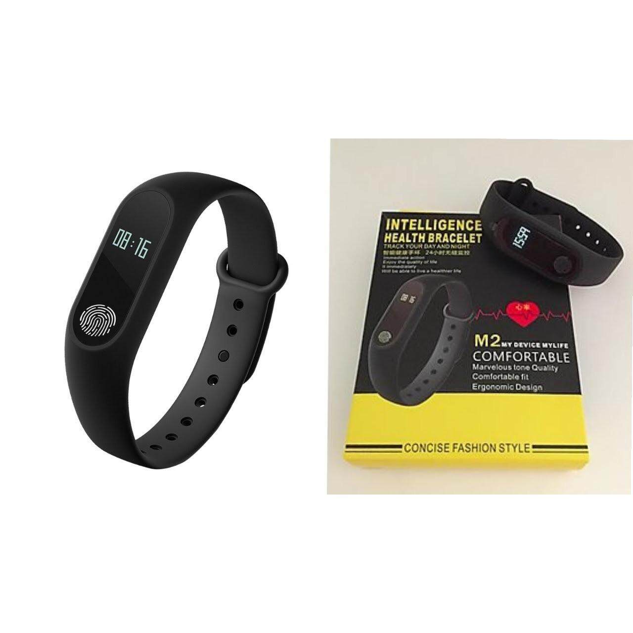 ... M2 Intelligence Health Fitness Band with Heart Rate sensor/Pedometer/ Sleep Monitoring functions With ...