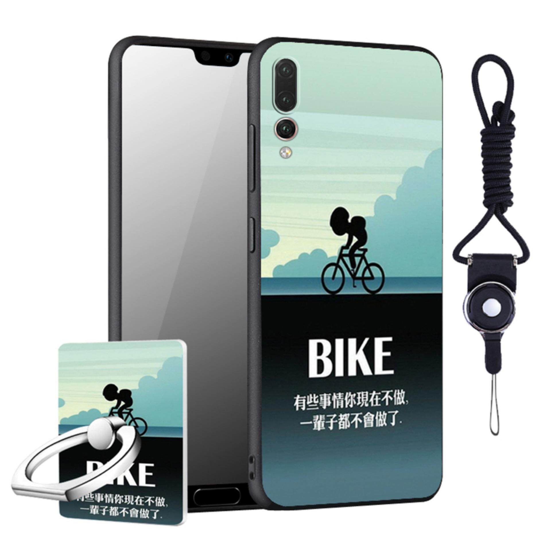 For Huawei P20 Pro "6.1" inch Cool Design Colored Paiting Soft TPU Silicone Back