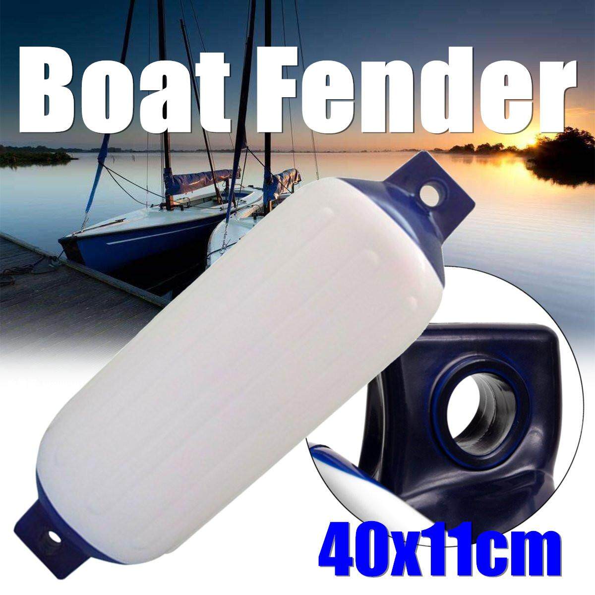 3 X Boat Fenders Blue Tip 415 X 140mm Buffers Boat Marine Mooring Fenders NEW August 2018 - 2 3 x Boat Fenders Blue Tip 415 x 140mm Buffers Boat Marine Mooring Fenders NEW - 2