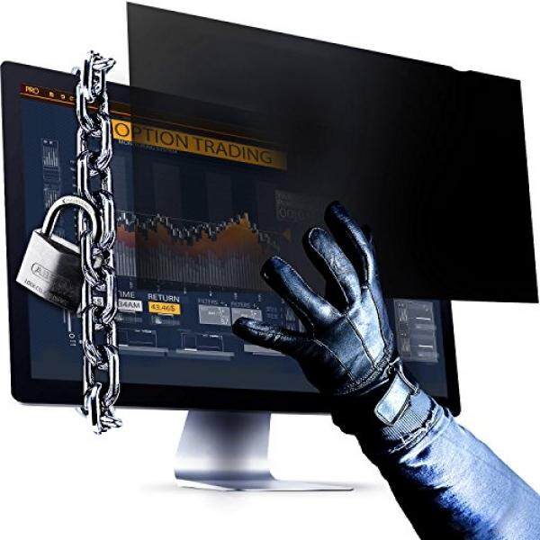 23.8 Inch Computer Privacy Screen Filter - 16:9 Aspect Ratio - for Widescreen Computer Monitor - Anti-Glare - Anti-Scratch Protector Film for Data Confidentiality - PLEASE MEASURE CAREFULLY! - intl